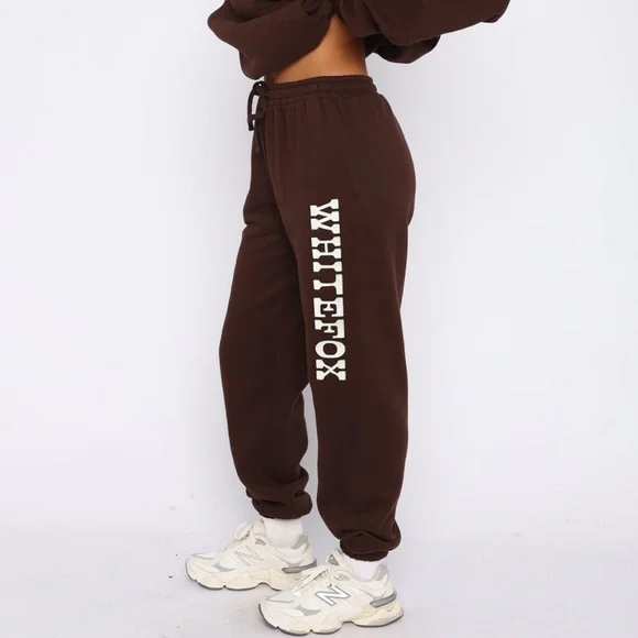 White Fox Sweat Pants - Picture 2 of 9